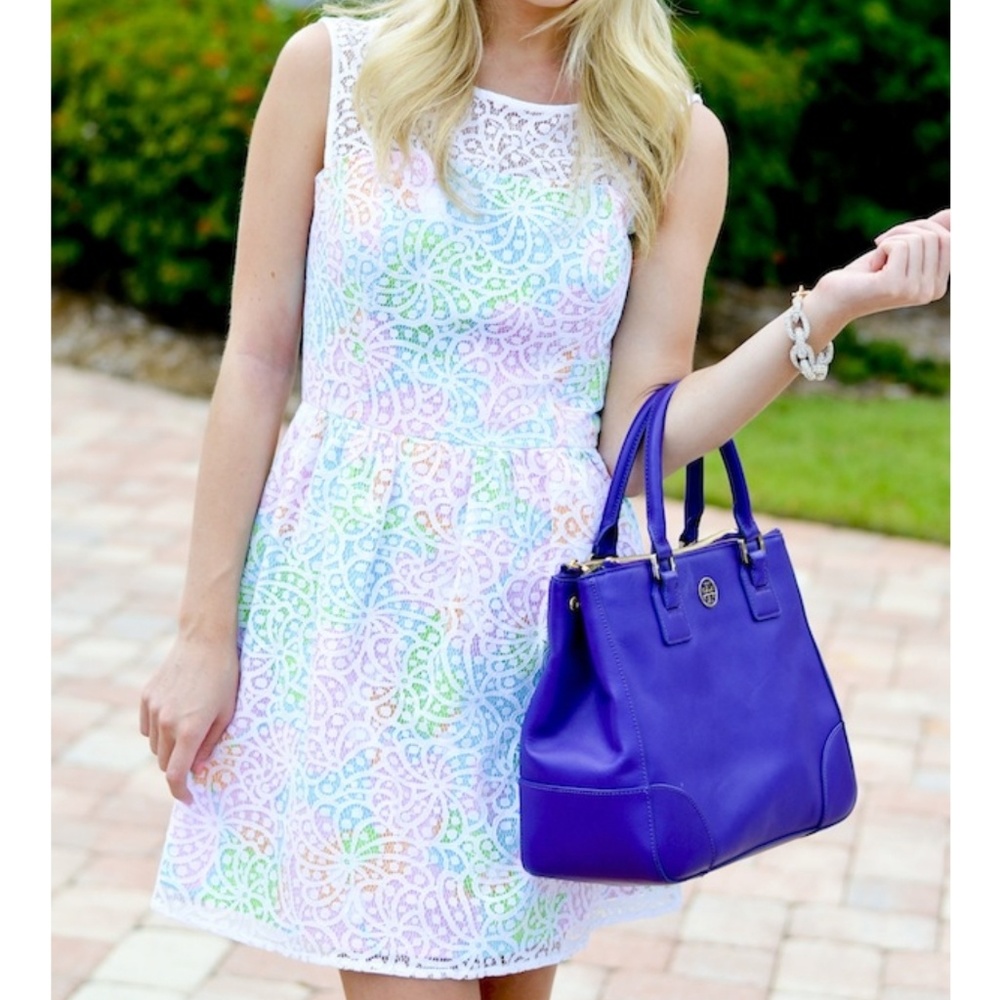 NWOT Lilly Pulitzer Morrison Lace Overlay Dress